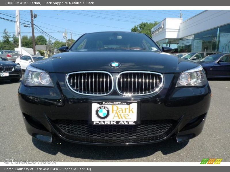 Black Sapphire Metallic / Black 2008 BMW M5 Sedan