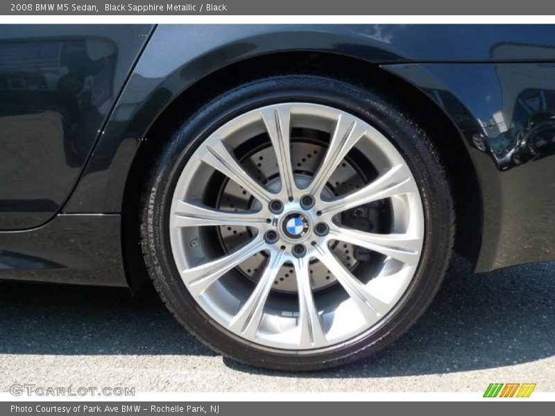 Black Sapphire Metallic / Black 2008 BMW M5 Sedan
