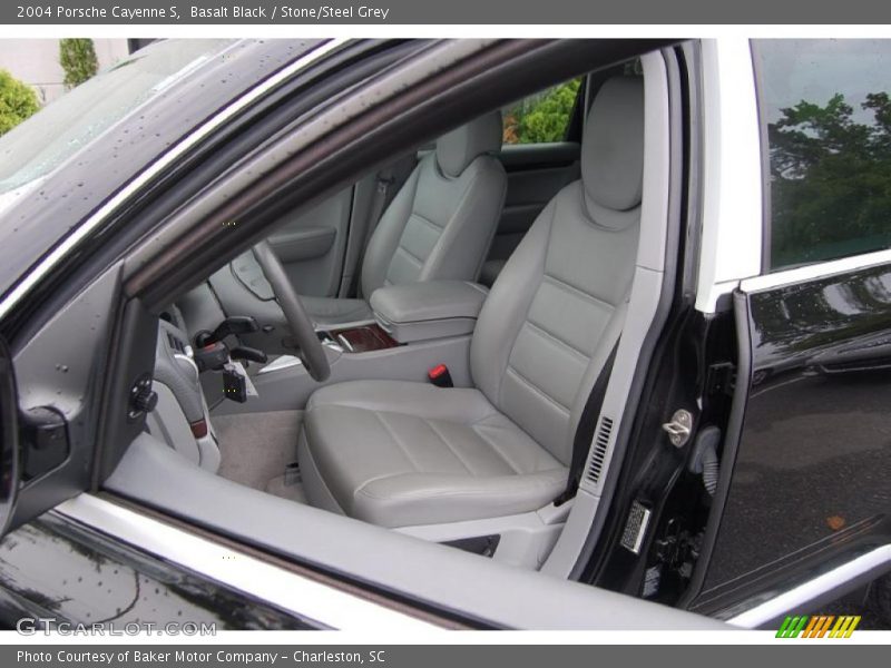 Basalt Black / Stone/Steel Grey 2004 Porsche Cayenne S