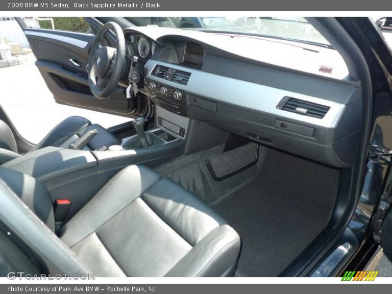 Black Sapphire Metallic / Black 2008 BMW M5 Sedan