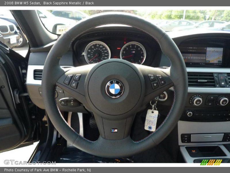 Black Sapphire Metallic / Black 2008 BMW M5 Sedan