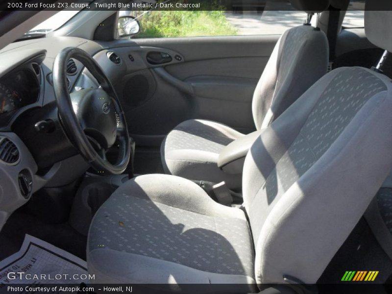 Twilight Blue Metallic / Dark Charcoal 2002 Ford Focus ZX3 Coupe