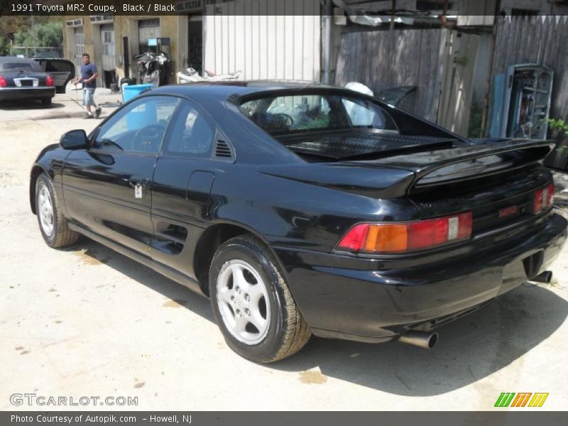 Black / Black 1991 Toyota MR2 Coupe
