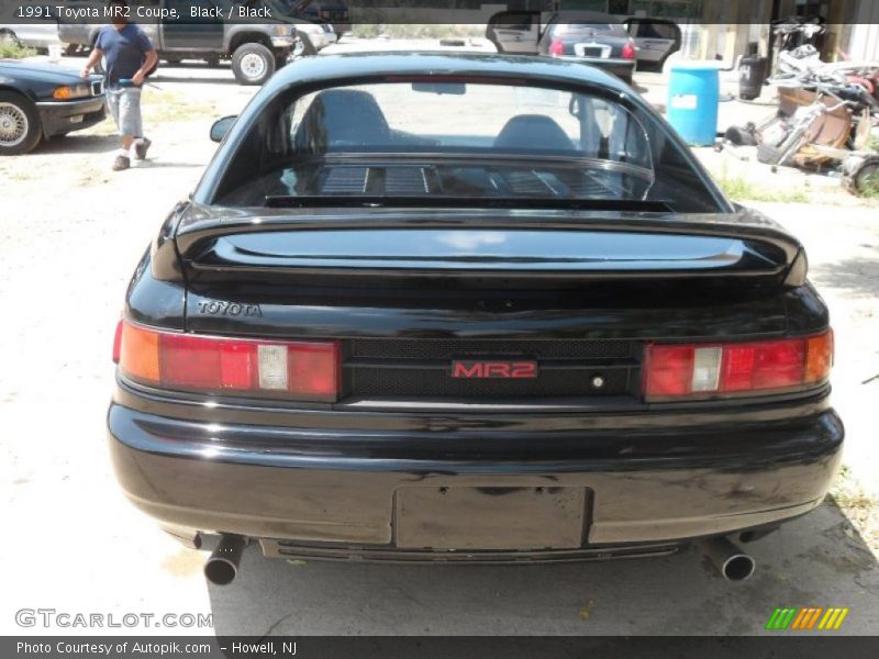 Black / Black 1991 Toyota MR2 Coupe