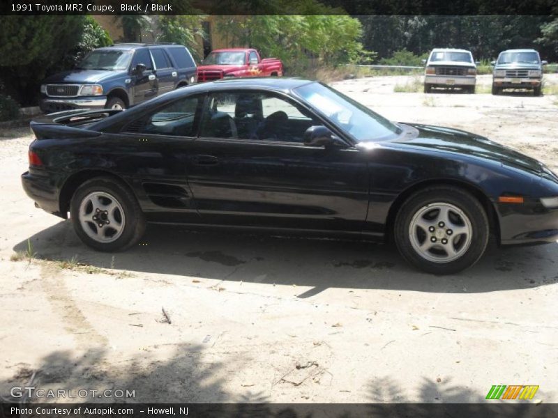 Black / Black 1991 Toyota MR2 Coupe