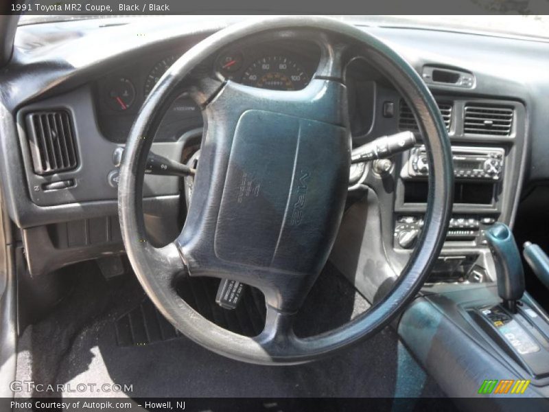 Black / Black 1991 Toyota MR2 Coupe