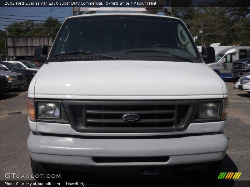 Oxford White / Medium Flint 2003 Ford E Series Van E350 Super Duty Commercial