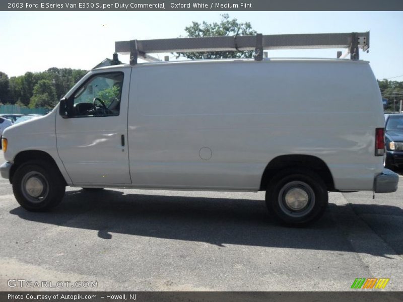 Oxford White / Medium Flint 2003 Ford E Series Van E350 Super Duty Commercial