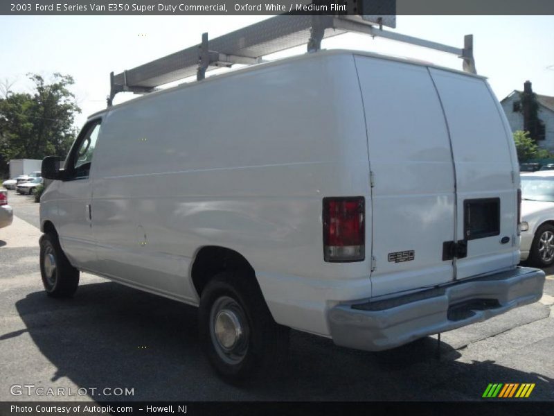 Oxford White / Medium Flint 2003 Ford E Series Van E350 Super Duty Commercial