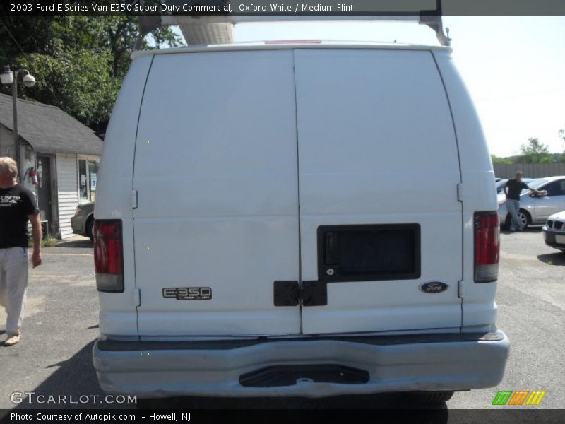 Oxford White / Medium Flint 2003 Ford E Series Van E350 Super Duty Commercial