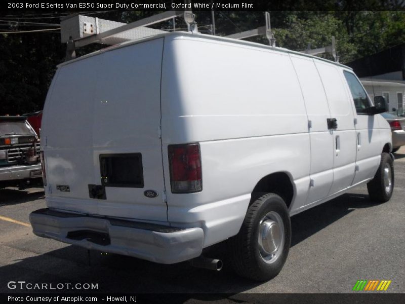 Oxford White / Medium Flint 2003 Ford E Series Van E350 Super Duty Commercial