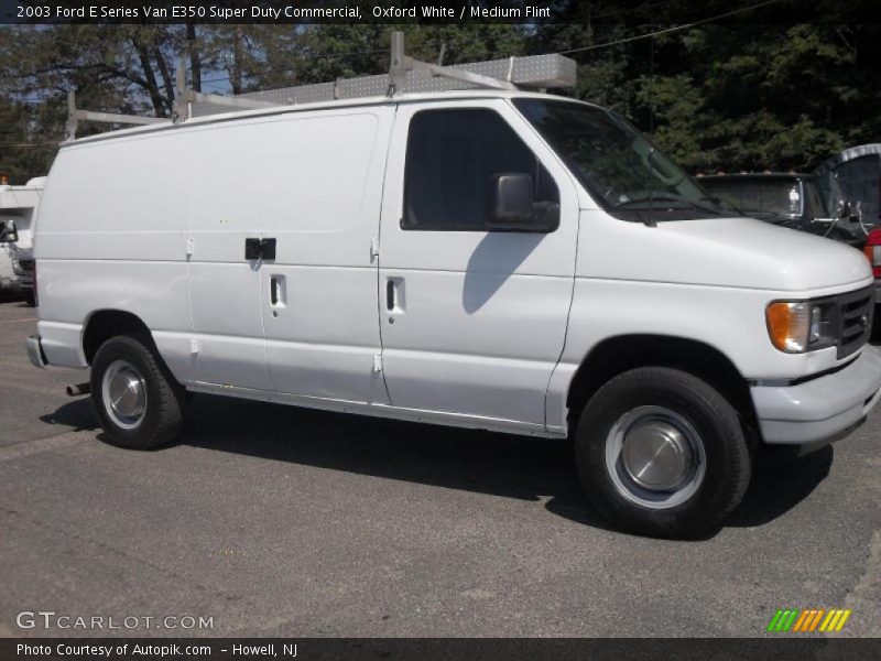 Oxford White / Medium Flint 2003 Ford E Series Van E350 Super Duty Commercial