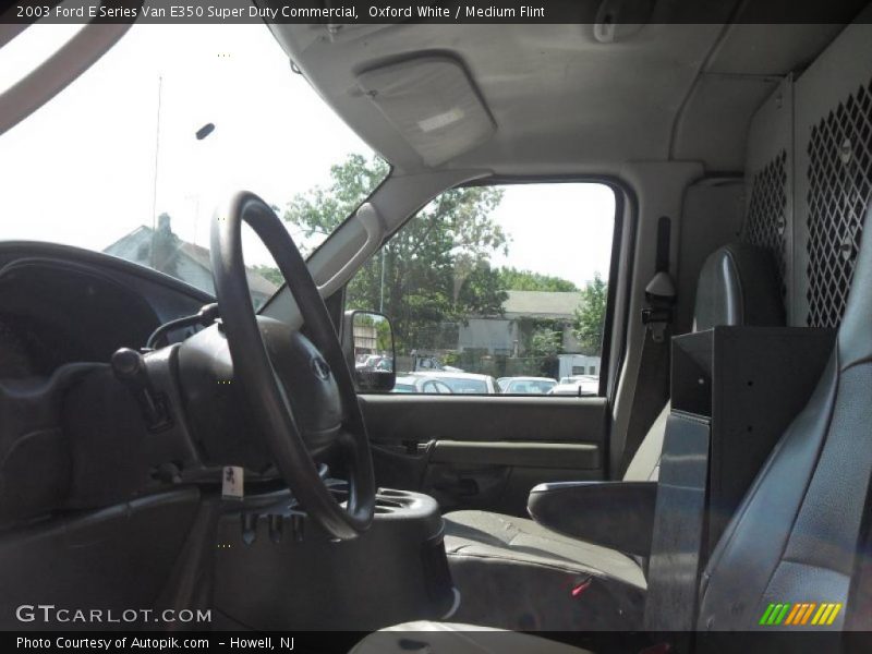 Oxford White / Medium Flint 2003 Ford E Series Van E350 Super Duty Commercial