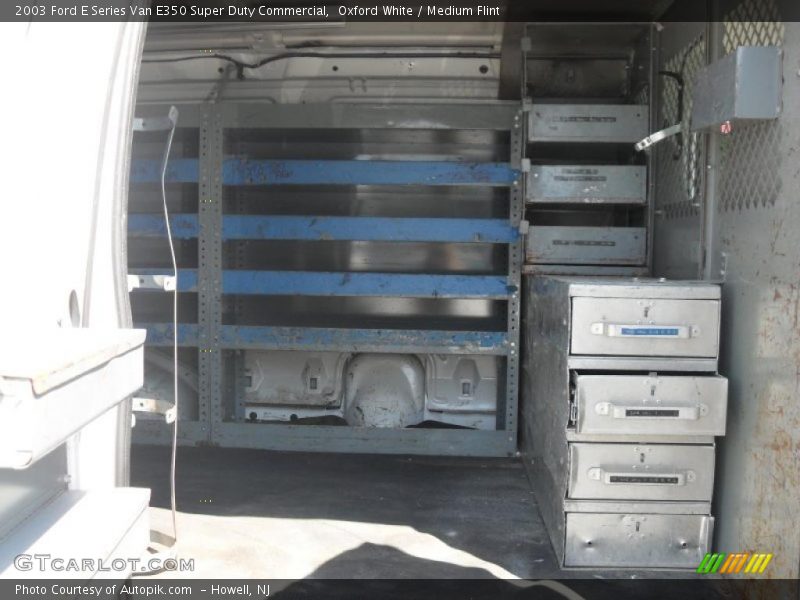 Oxford White / Medium Flint 2003 Ford E Series Van E350 Super Duty Commercial