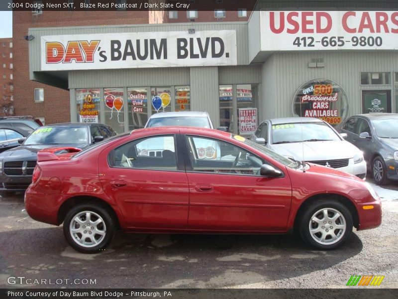 Blaze Red Pearlcoat / Dark Slate Gray 2004 Dodge Neon SXT