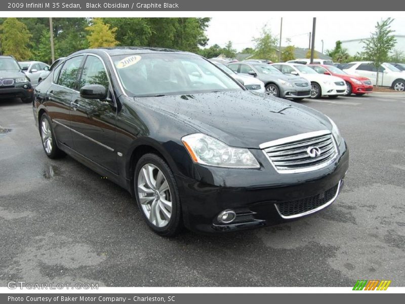 Black Obsidian / Graphite Black 2009 Infiniti M 35 Sedan