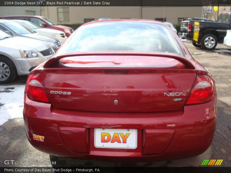 Blaze Red Pearlcoat / Dark Slate Gray 2004 Dodge Neon SXT
