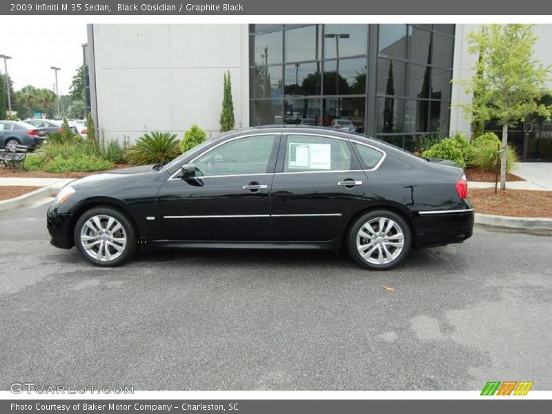 Black Obsidian / Graphite Black 2009 Infiniti M 35 Sedan
