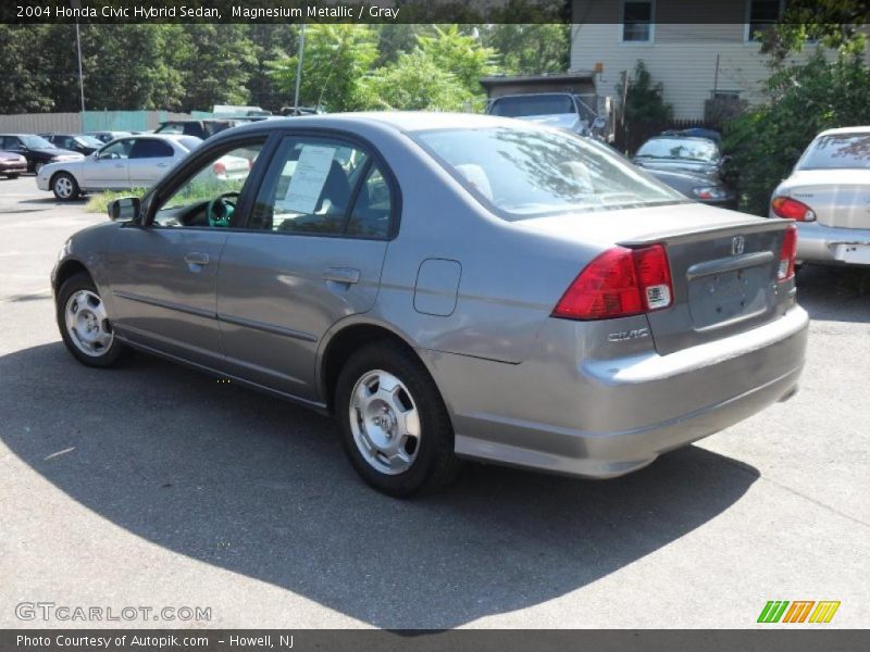 Magnesium Metallic / Gray 2004 Honda Civic Hybrid Sedan
