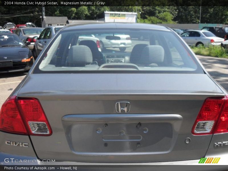 Magnesium Metallic / Gray 2004 Honda Civic Hybrid Sedan