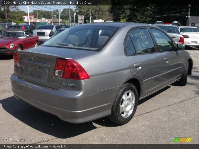 Magnesium Metallic / Gray 2004 Honda Civic Hybrid Sedan