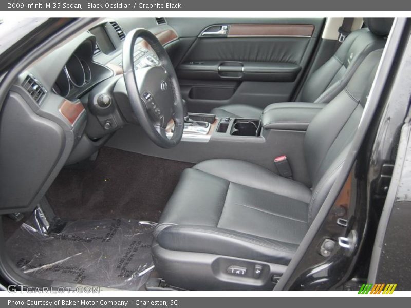 Black Obsidian / Graphite Black 2009 Infiniti M 35 Sedan