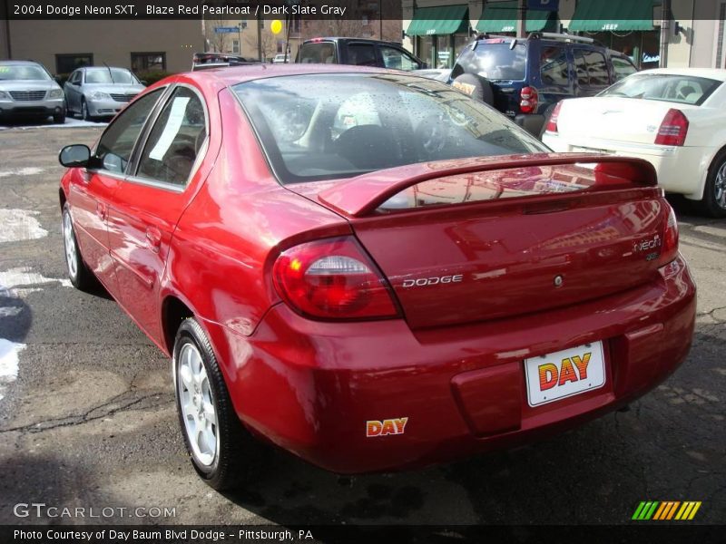 Blaze Red Pearlcoat / Dark Slate Gray 2004 Dodge Neon SXT