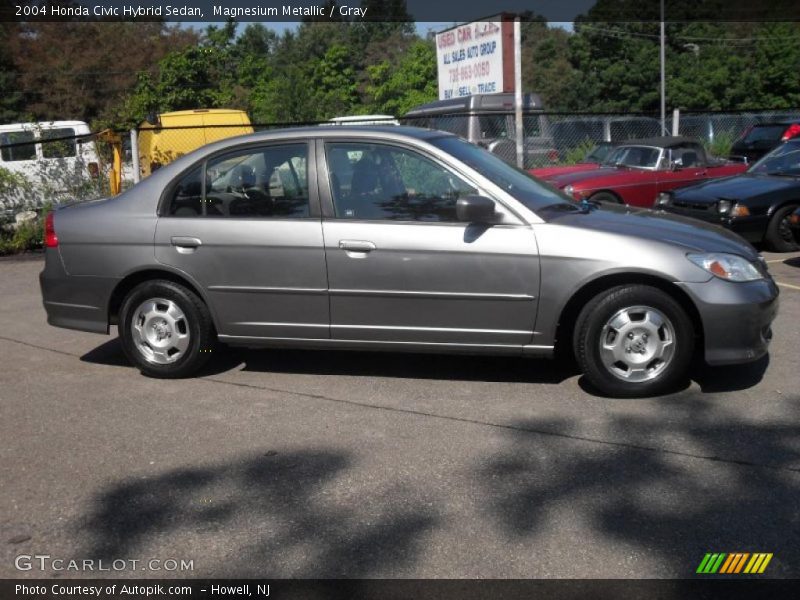 Magnesium Metallic / Gray 2004 Honda Civic Hybrid Sedan