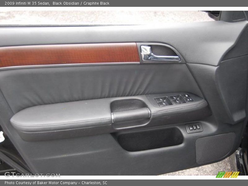 Black Obsidian / Graphite Black 2009 Infiniti M 35 Sedan