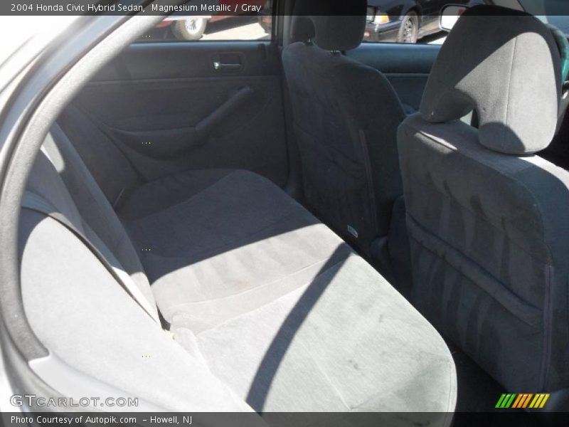 Magnesium Metallic / Gray 2004 Honda Civic Hybrid Sedan