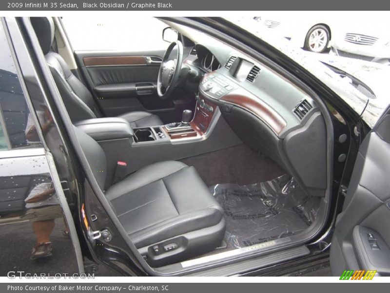 Black Obsidian / Graphite Black 2009 Infiniti M 35 Sedan