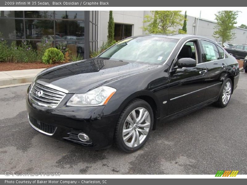Black Obsidian / Graphite Black 2009 Infiniti M 35 Sedan