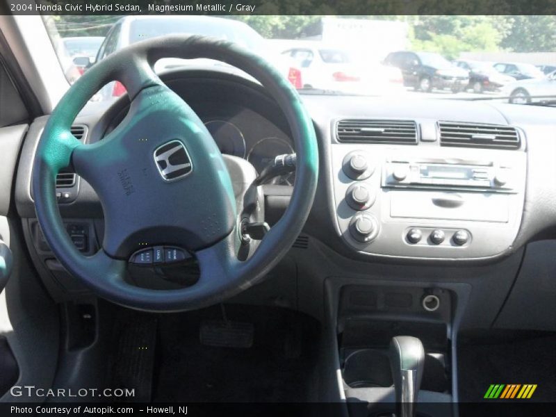 Magnesium Metallic / Gray 2004 Honda Civic Hybrid Sedan