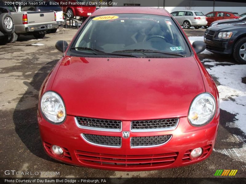 Blaze Red Pearlcoat / Dark Slate Gray 2004 Dodge Neon SXT