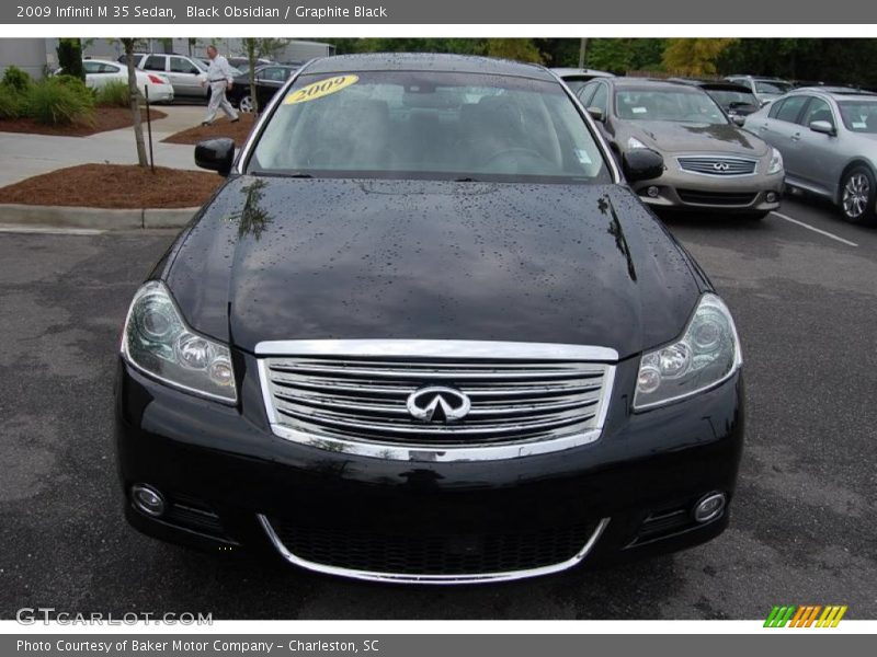 Black Obsidian / Graphite Black 2009 Infiniti M 35 Sedan