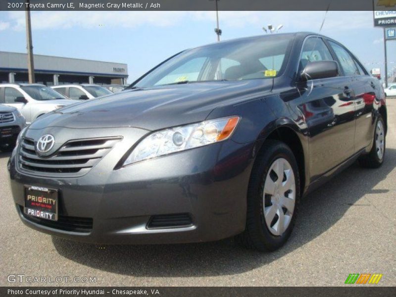 Magnetic Gray Metallic / Ash 2007 Toyota Camry LE
