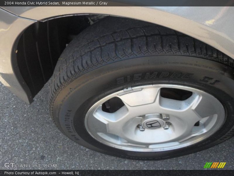 Magnesium Metallic / Gray 2004 Honda Civic Hybrid Sedan