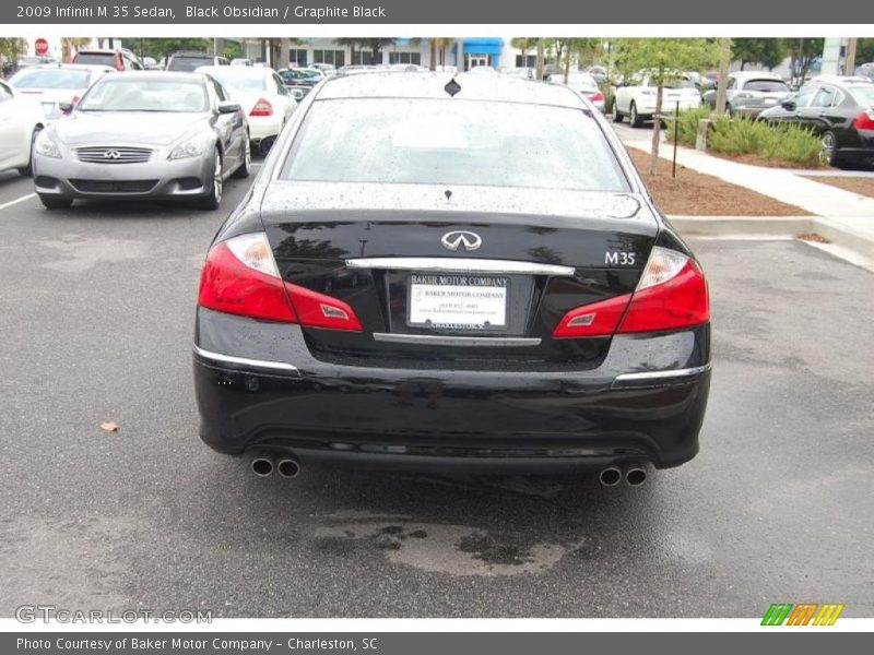 Black Obsidian / Graphite Black 2009 Infiniti M 35 Sedan