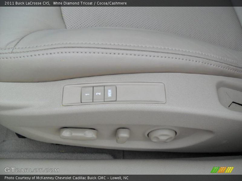 White Diamond Tricoat / Cocoa/Cashmere 2011 Buick LaCrosse CXS