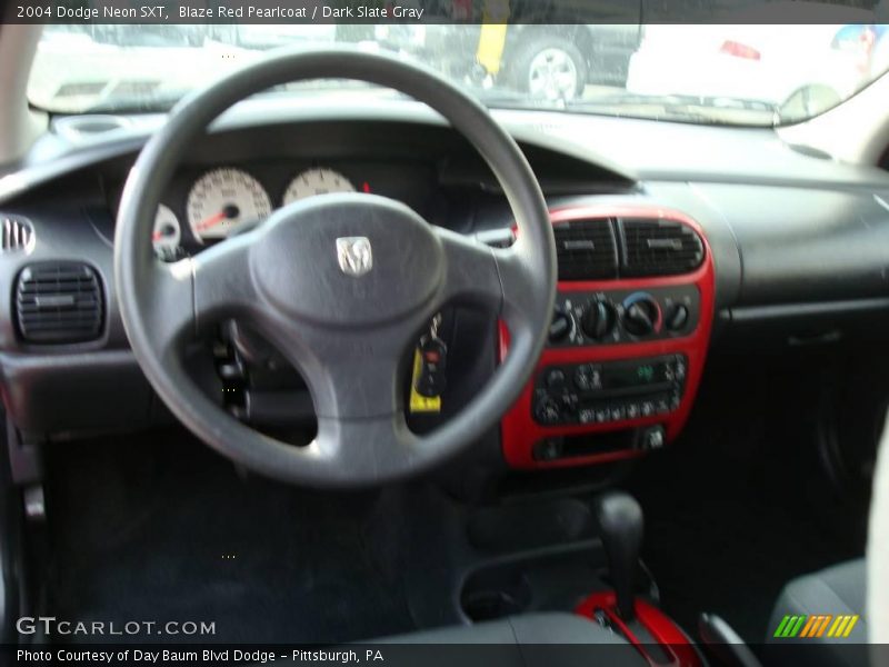 Blaze Red Pearlcoat / Dark Slate Gray 2004 Dodge Neon SXT