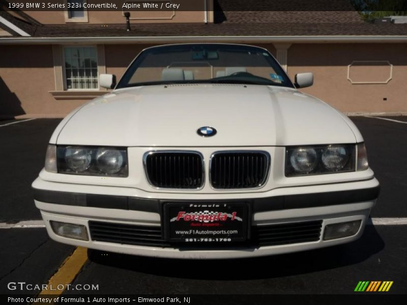 Alpine White / Grey 1999 BMW 3 Series 323i Convertible