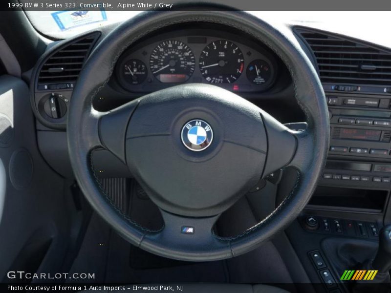 Alpine White / Grey 1999 BMW 3 Series 323i Convertible