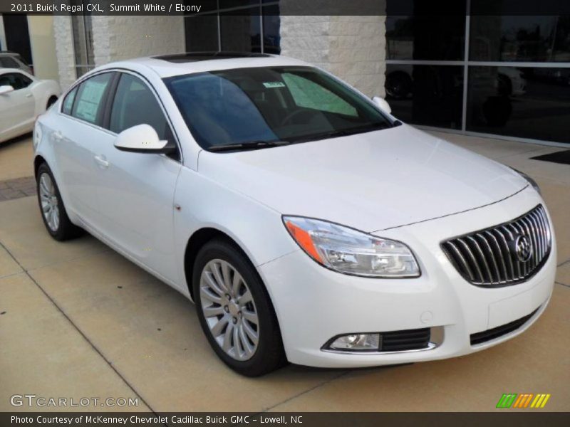 Summit White / Ebony 2011 Buick Regal CXL