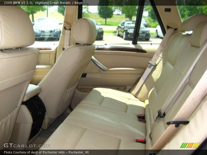 Highland Green Metallic / Beige 2006 BMW X5 3.0i