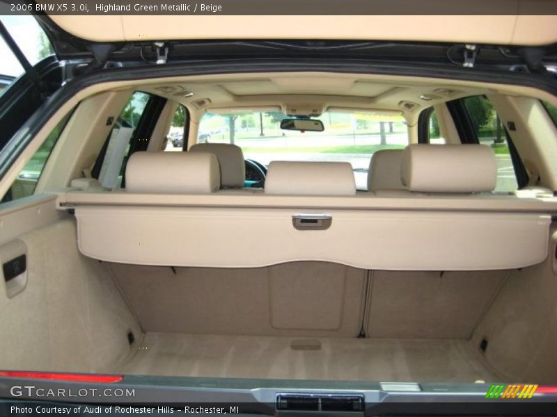 Highland Green Metallic / Beige 2006 BMW X5 3.0i