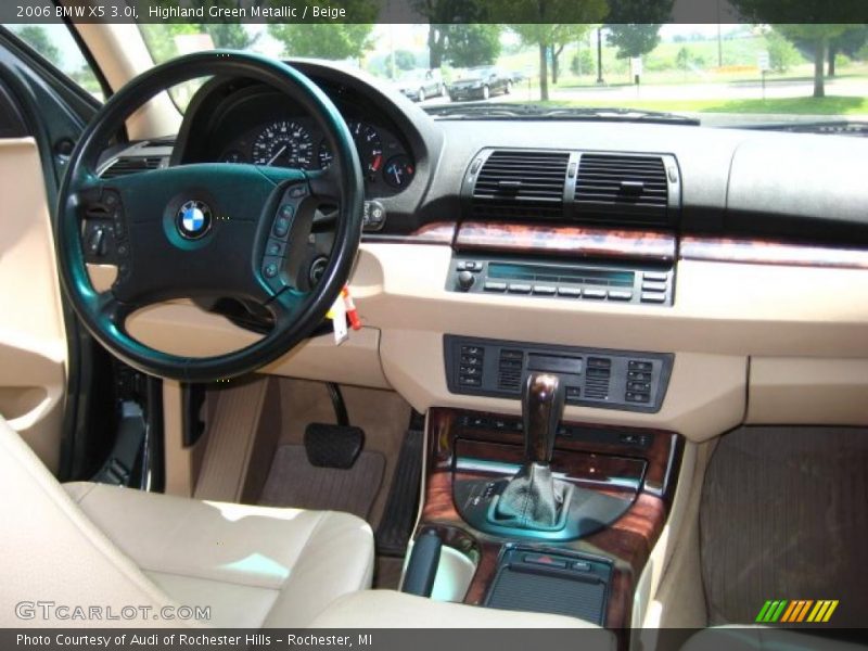 Highland Green Metallic / Beige 2006 BMW X5 3.0i