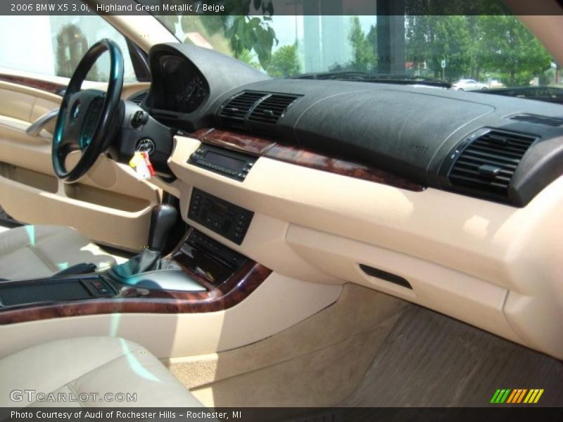 Highland Green Metallic / Beige 2006 BMW X5 3.0i