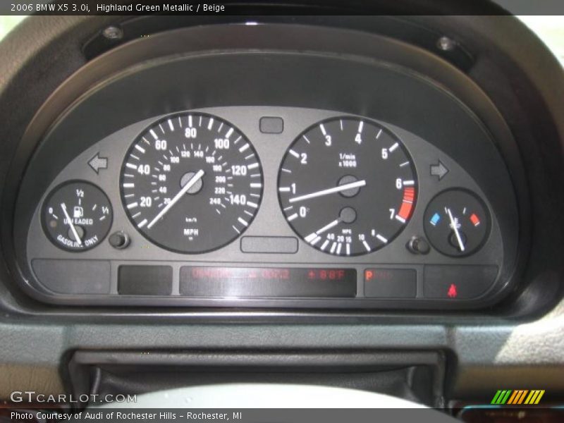 Highland Green Metallic / Beige 2006 BMW X5 3.0i