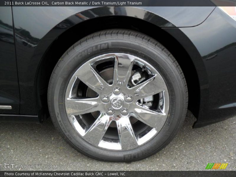 Carbon Black Metallic / Dark Titanium/Light Titanium 2011 Buick LaCrosse CXL