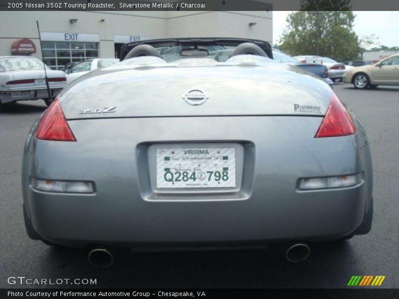 Silverstone Metallic / Charcoal 2005 Nissan 350Z Touring Roadster
